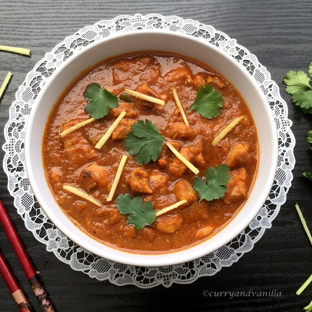 Pressure Cooker Ginger Chicken Curryandvanilla