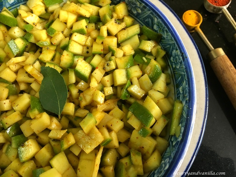 Instant Mango Pickle South Indian Curryandvanilla